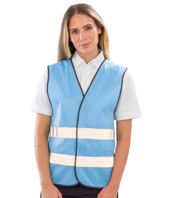 Result Core Enhanced Vis Vest Sky Blue