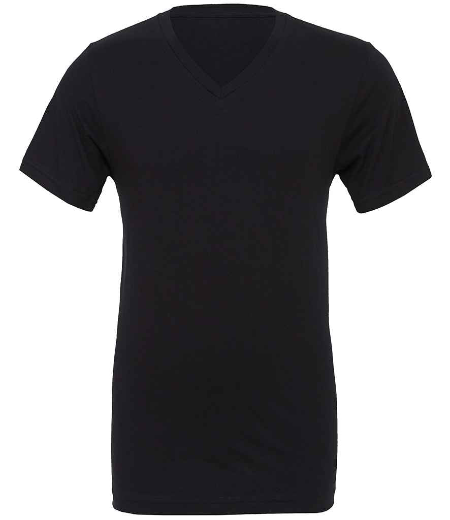 Branded Canvas Unisex Jersey V Neck T-Shirt