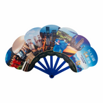 Branded Plastic Folding Paddle Fan