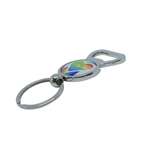 Branded Bottle Opener Keyring
