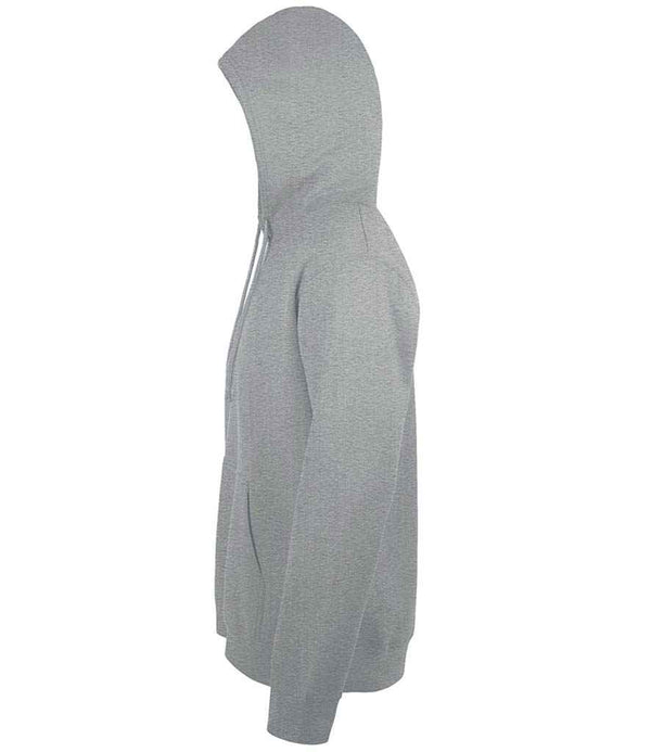 SOL'S Unisex Snake Hooded Sweatshirt Grey Marl