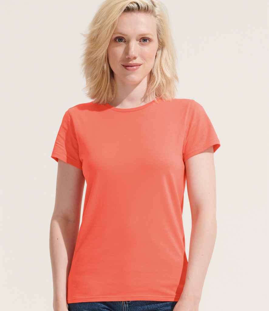 SOL'S Ladies Crusader Organic T-Shirt Pop Orange