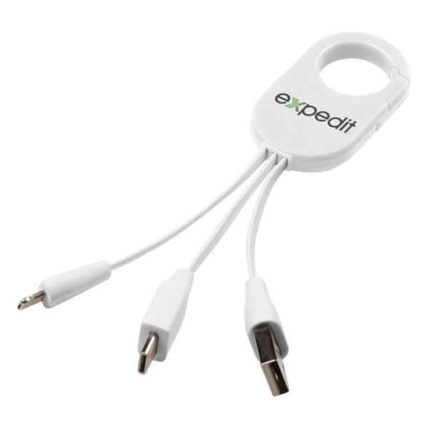 Branded Troop 3-in-1 charging cable