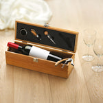 Branded Wine set in bamboo box