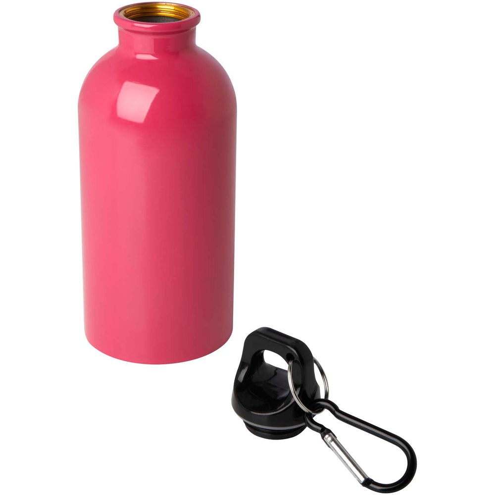 Oregon 400 ml RCS certified single wall stainless steel water bottle with carabiner