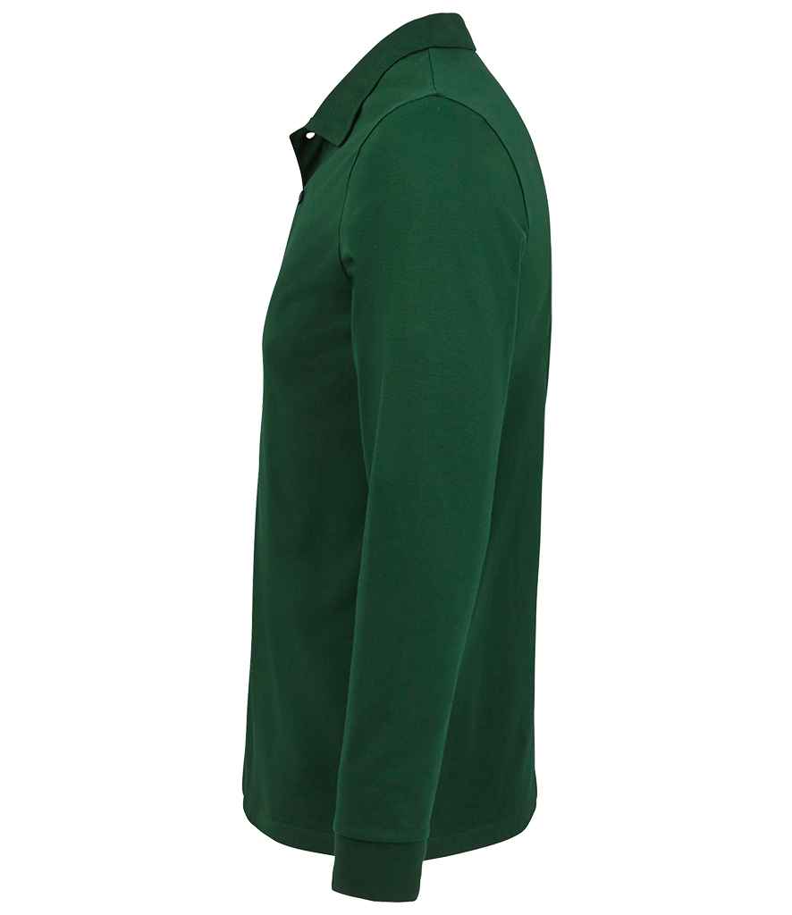 SOL'S Perfect Long Sleeve Piqué Polo Shirt Bottle Green