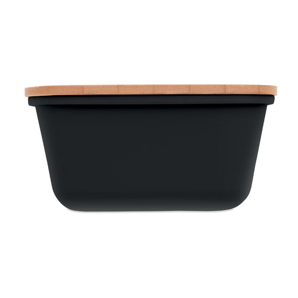 Branded Lunch box with bamboo lid
