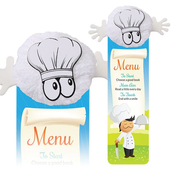 Mophead with Hands on a Bookmark!