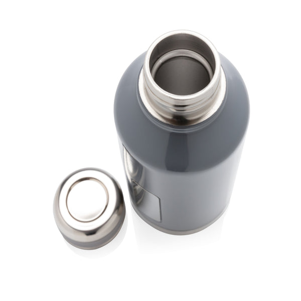 Branded Leak proof vacuum bottle with logo plate