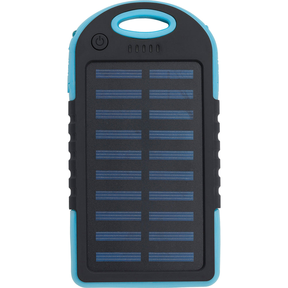 The Arin - Rubberized solar power bank (4000 mAh)