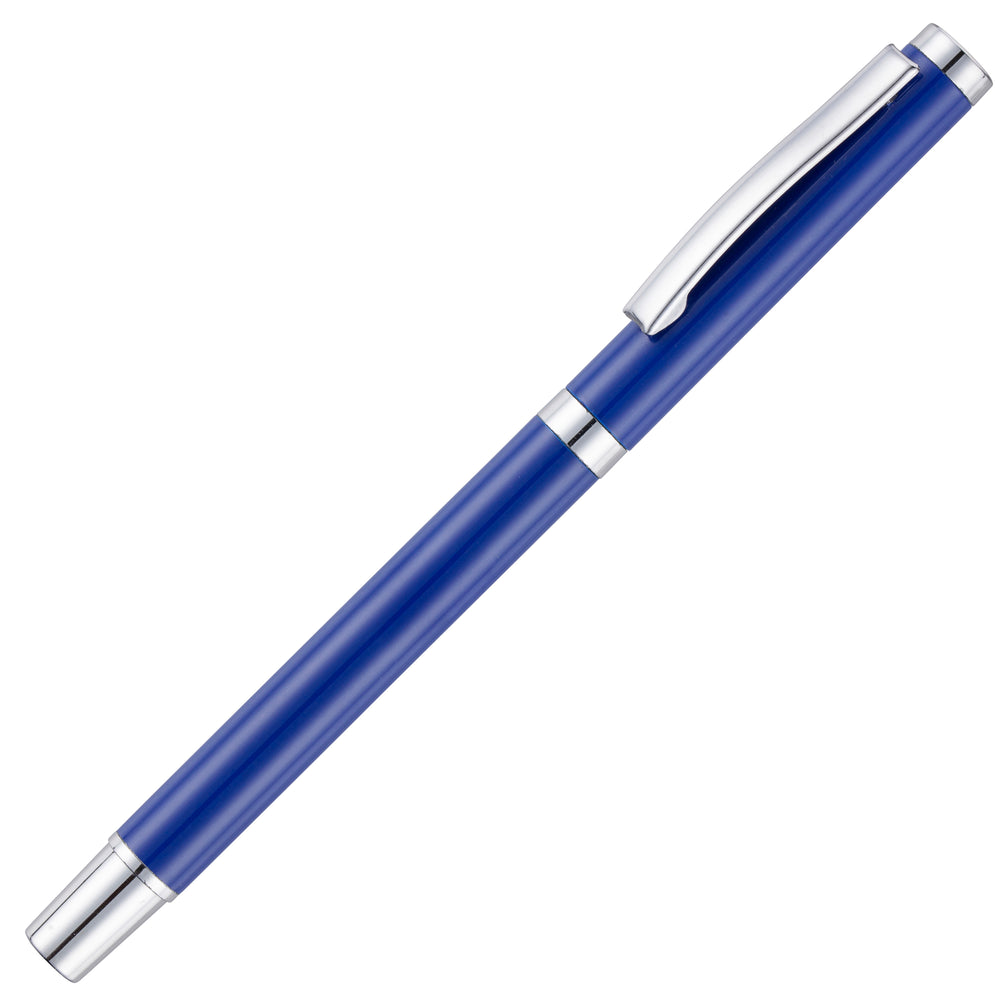 Branded TRAVIS GLOSS ROLLER Pen with chrome trim