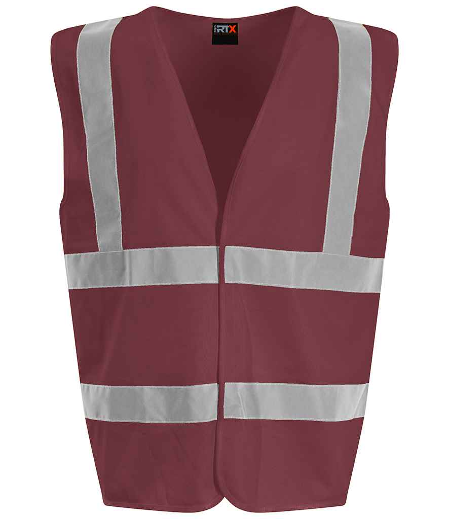 Pro RTX High Visibility Waistcoat Maroon