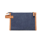 Branded VINGA Bosler GRS recycled canvas toiletry bag
