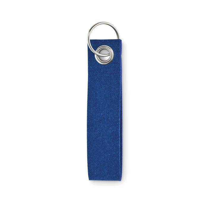 Branded Rectangular RPET felt keyring
