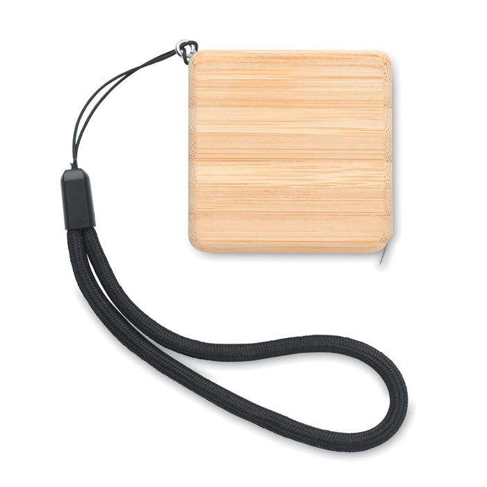 Branded Measuring tape in bamboo 1m