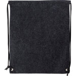 Branded Gear RPET felt drawstring backpack