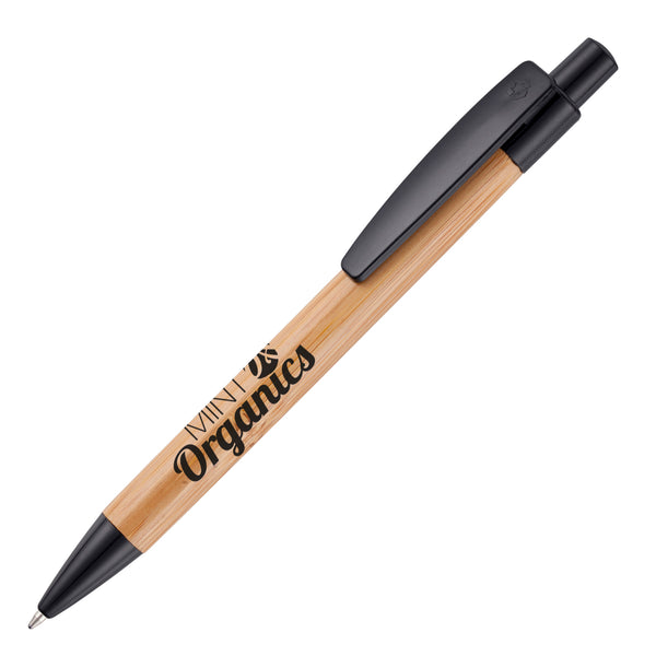 Branded SUMO BAMBOO ball pen with Recyclable trim