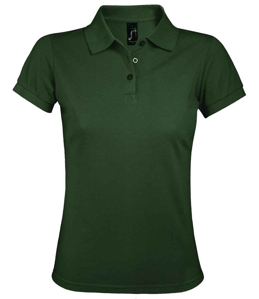 SOL'S Ladies Prime Poly/Cotton Piqué Polo Shirt Bottle Green