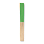 Branded Manual hand fan with bamboo handle