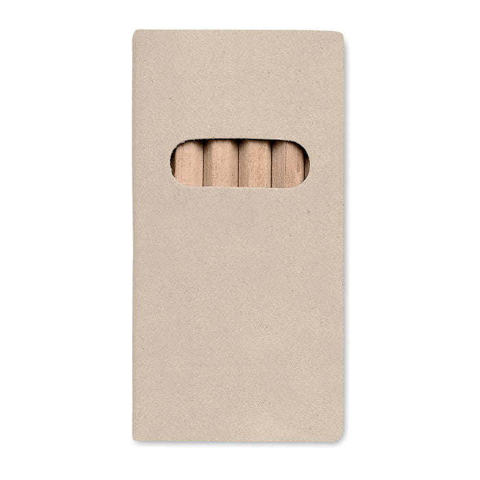 6 coloured pencils in box | Branded Colouring Set