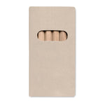 6 coloured pencils in box | Branded Colouring Set