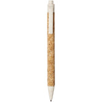 Branded Midar cork and wheat straw ballpoint pen
