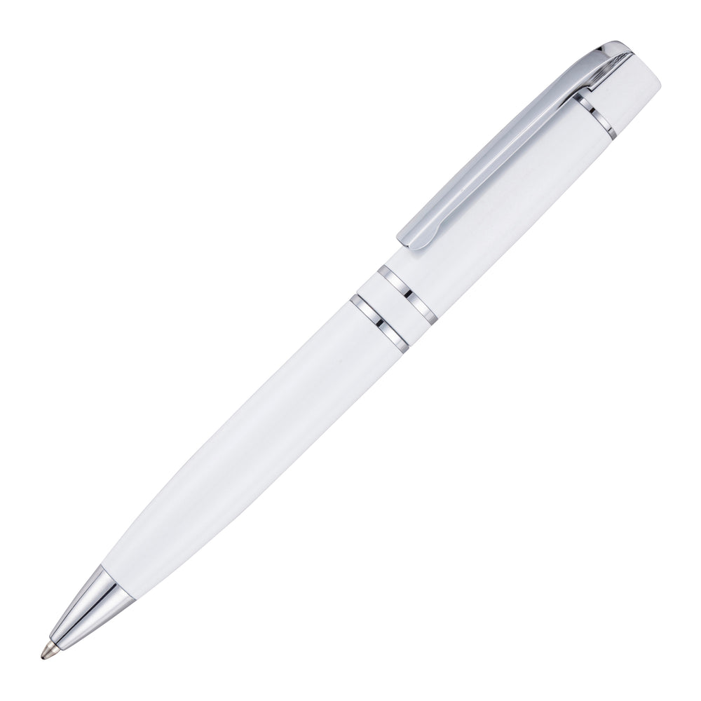 Branded DUKE ball pen with chrome trim