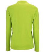 SOL'S Ladies Perfect Long Sleeve Piqué Polo Shirt Apple Green