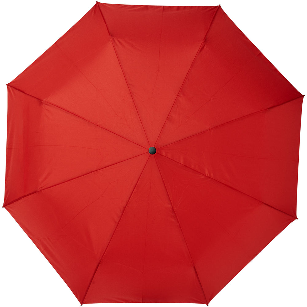 Branded Bo 21" foldable auto open/close recycled PET umbrella