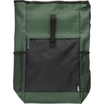 The Yani - RPET polyester roll-top backpack.