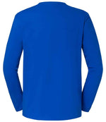Fruit Loom Iconic 195 Long Sleeve T-Shirt Royal Blue