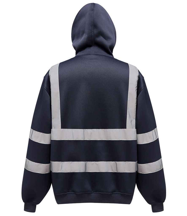 Yoko Hi-Vis Pull Over Hoodie Navy