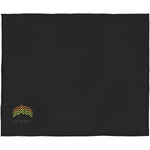 Branded Springwood soft fleece and sherpa plaid blanket