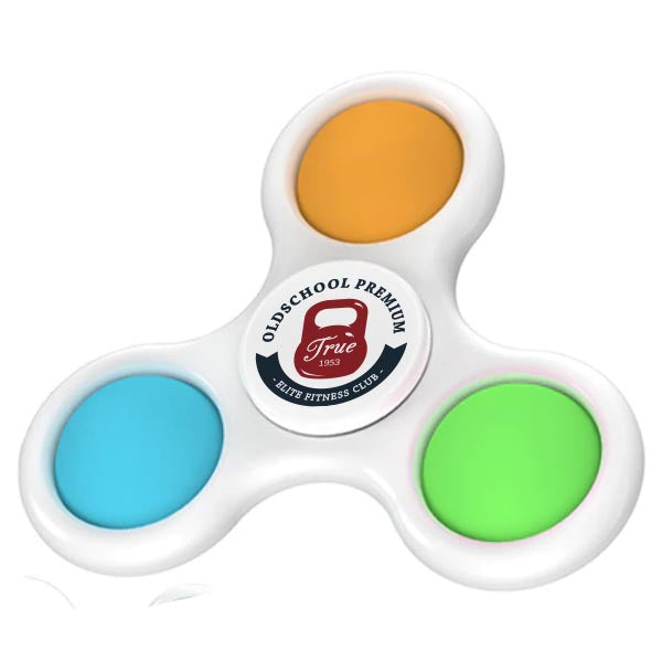 Pop It Fidget Triple Spinner