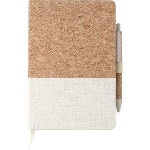 Scotgrange Cork and linen notebook (approx. A5)