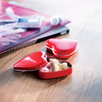 Heart tin box with candies