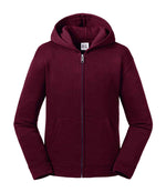 Russell Kids Authentic Zip Hooded Sweatshirt Burgundy