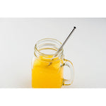 Branded SS straw and brush in pouch