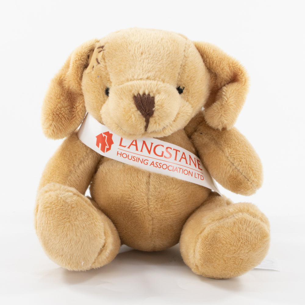 Sash Animal 12cm Bailey Patch Puppy Dog, Beige