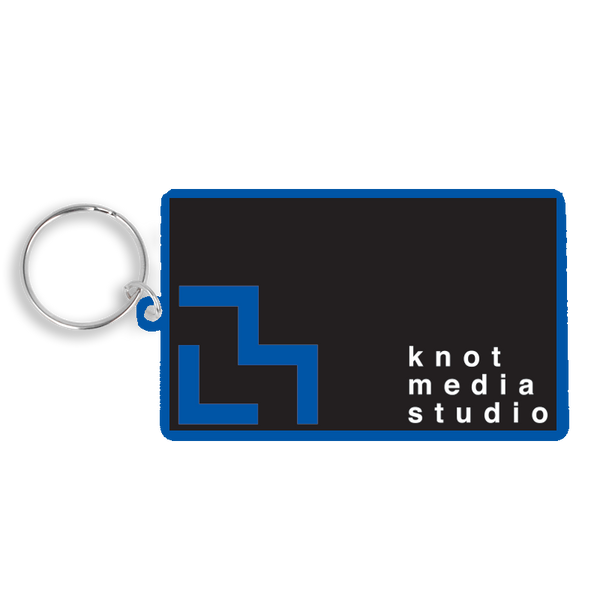 80mm Rectangle Keyring