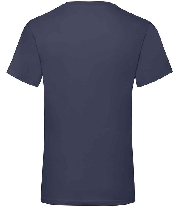 Fruit of the Loom V Neck Value T-Shirt Deep Navy