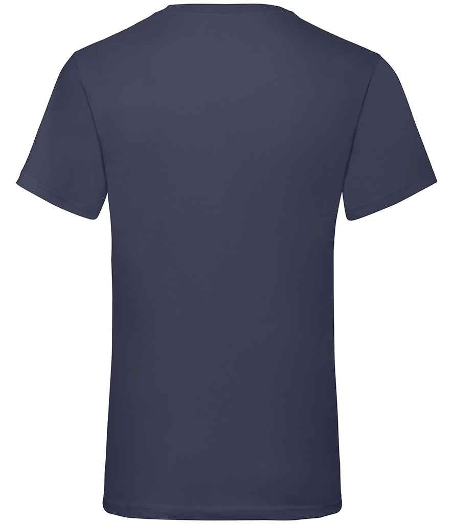 Fruit of the Loom V Neck Value T-Shirt Deep Navy