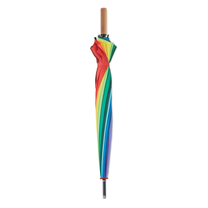 Branded 27 inch rainbow umbrella