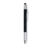 Spirit level pen with ruler