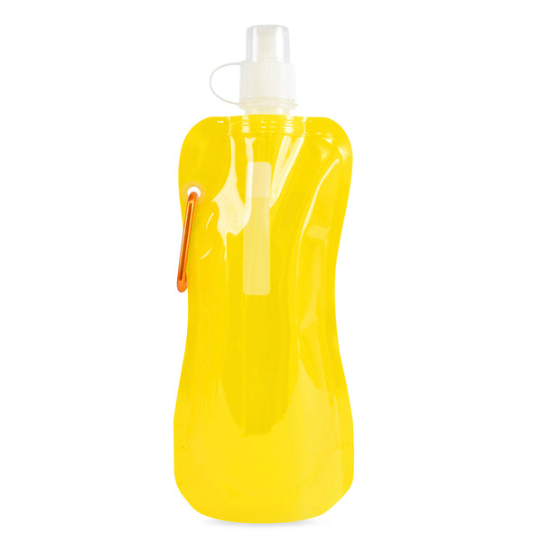 Express Quill Foldable Sports Bottle with Carabiner Clip