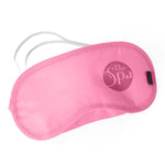 Black rPET Sleep Eye Mask, Plain Stock