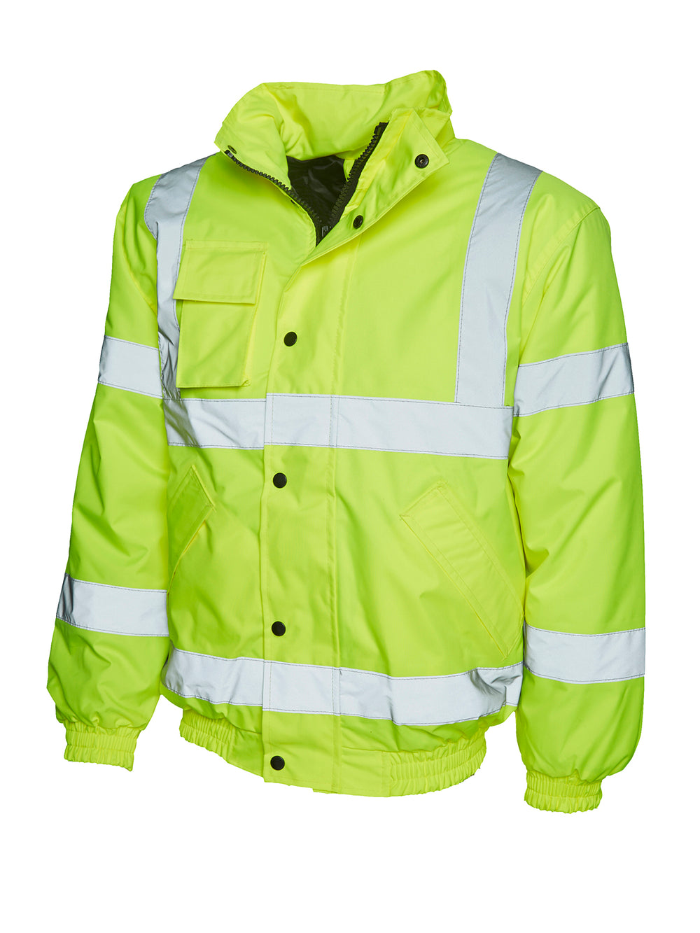 Branded Hi Vis Bomber Jacket