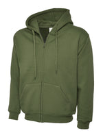 Branded Adults Classic Full Zip Hooded Sweatshirt