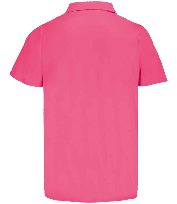 SOL'S Unisex Pitcher Recycled Polyester Piqué Polo Shirt Ribbon Pink
