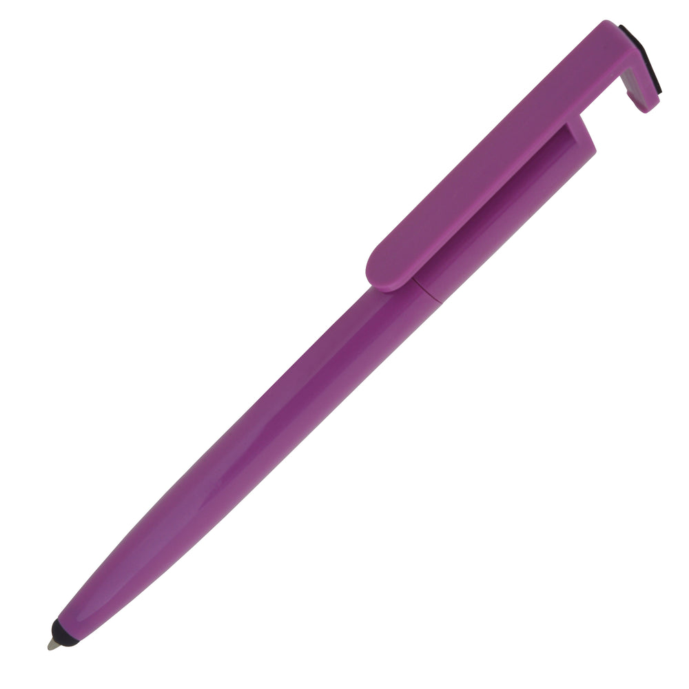 PHONE-UP ball pen with phone cleaner/stylus